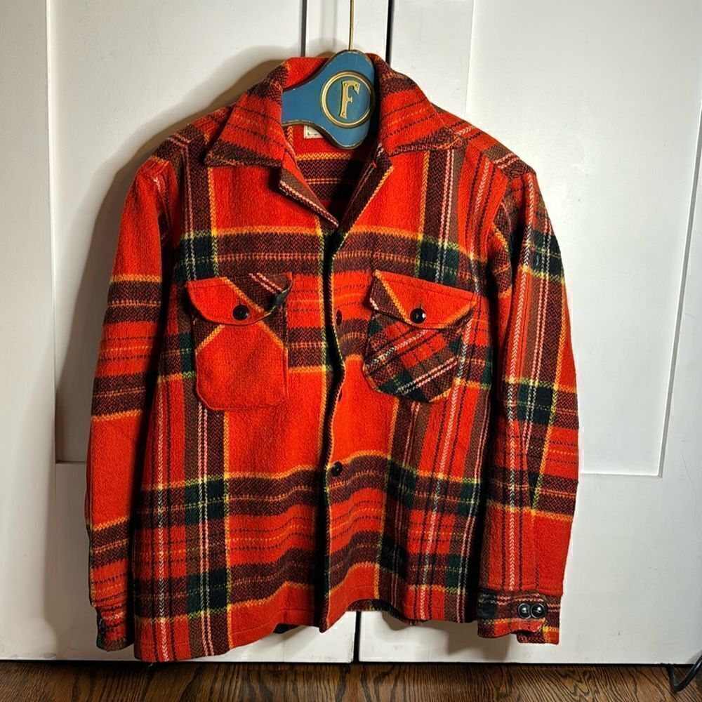 Vintage Melton wool flannel - M